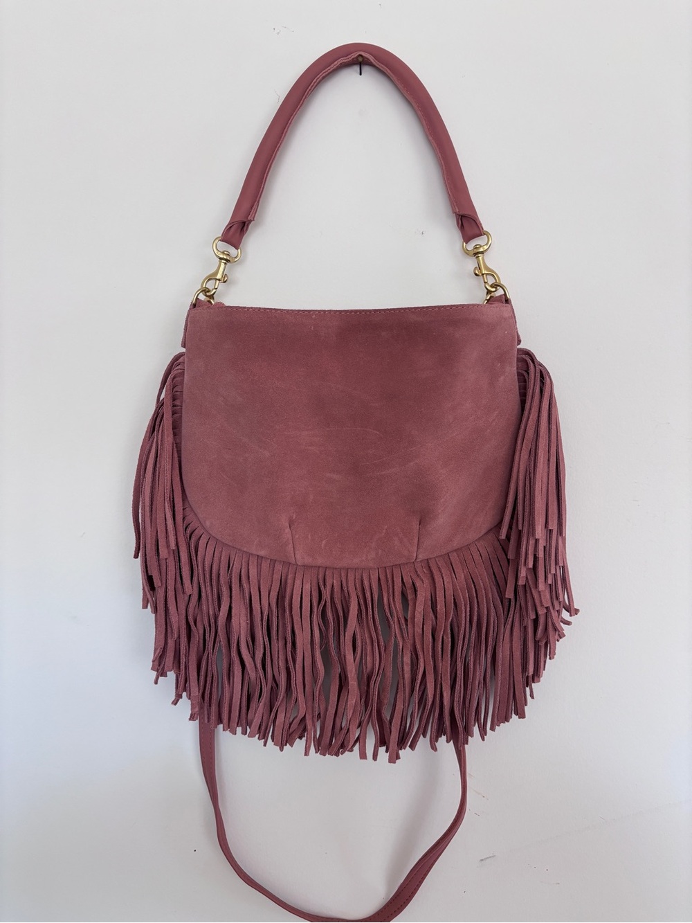 Clare V - Petit Moyen in Suede Fringe - Picture 4 of 5